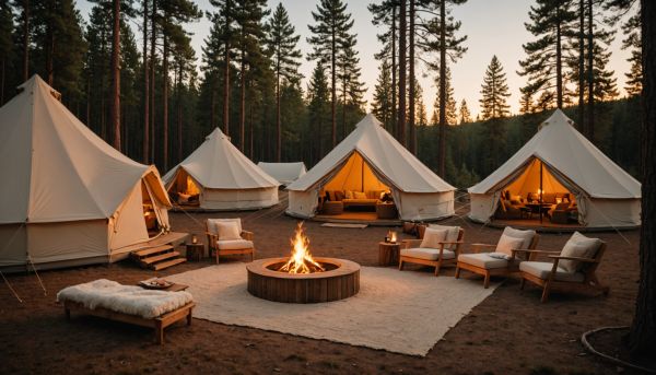 Camping de luxe : le compromis idéal en plein air