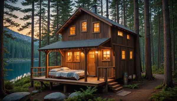 Insolite et original : dormir dans une cabane perchée